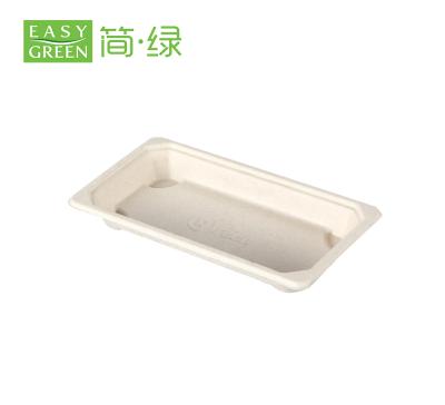 China Compostable Biodegradable Bamboo Pulp Sushi Tray EG. - 0.8 for sale