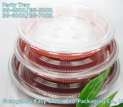 China Disposable Plastic Food Wholer Sushi Party Tray Food Container for sale