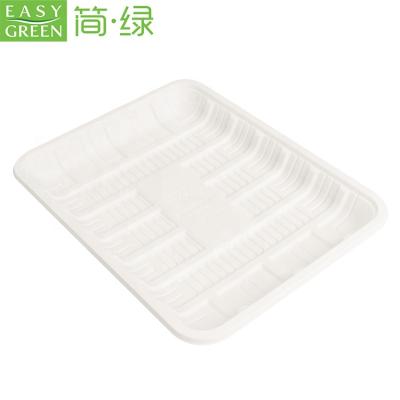 China 100% Compostable Easy Green Biodegradable Disposable Food Container Cornstarch Disposable Dish TP273 for sale