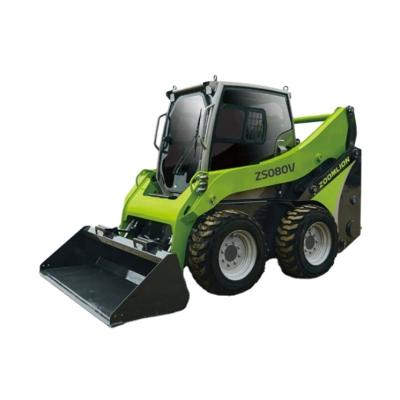 China Garment Shops China Top Brand Mini Frontal Skid Steer Wheel Loader 0.8 Ton ZS080V With High Quality for sale