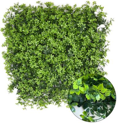 China Wholesale Eco-friendly Grass Boxwood Hedge Panels Decoration Home Plant Wall Decor Artificial Plant Wall for sale