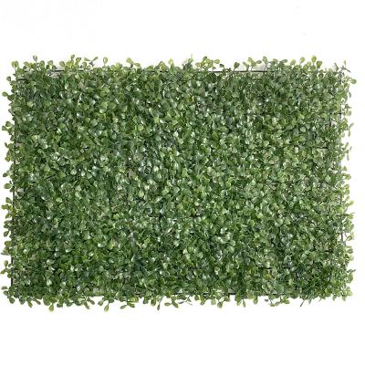 China Eco-friendly Faux Boxwood Hedge Outdoor Indoor Plastic Panels Grass Mat Greenery Wall Privacy Artificial Green Wall Panels Plants for sale