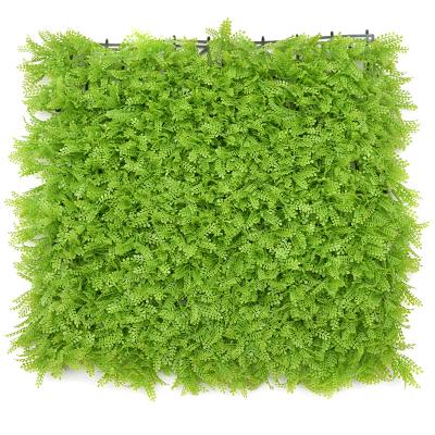 China Geen Eco-friendly Fake Garden Grass Vertical Artificial Vertical Boxwood Panels Hedge Topiary Plant For Greenery Wall Decoration for sale