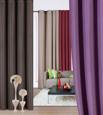 China Fashion Polyester Luxury Faux Linen Bamboo Curtain for sale