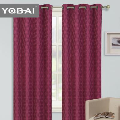 China Office Living Room Window Curtains Blackout Fabric Material Blackout Type for sale