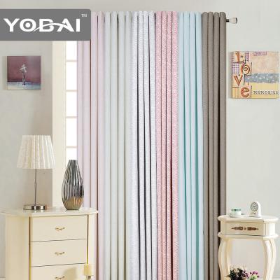 China Luxury Blackout Curtain Fabric With Jacquard Drapes For Window Curtain Home Decoration for sale