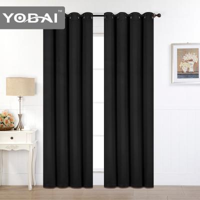 China Wholesale Low Price Blackout Blackout Ready Made Blackout Window Curtain For Home for sale