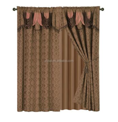 China Fashion New Arrival Design 2Pcs Luxury Window Curtains For Bedroom for sale