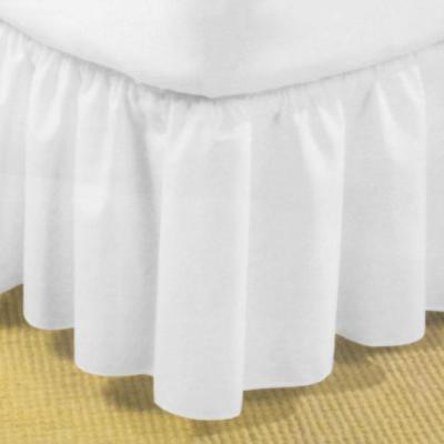 China Home bed white ruffled skirt in large for sale