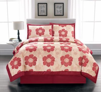 China Custom Fashion 100 Polyester Bedspread Sheet Protector Bedding Set for sale