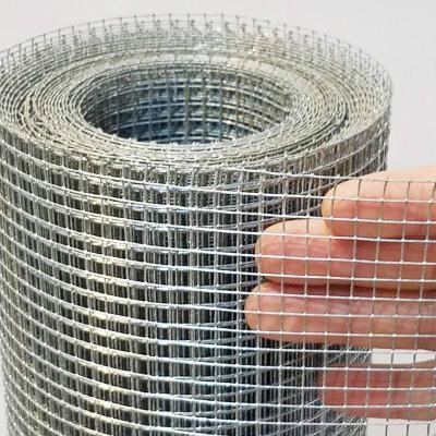 China Rail 16 Gauge Galvanized Welded Wire Mesh Panels / Galvanized 1cm Square Mesh Welded Wire Mesh for sale