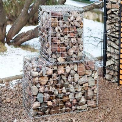 China Anti-corrosive. Antioxidation Rust Resistant Galfan Coated Welded Gabion Box for sale