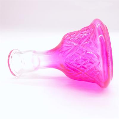 China Recyclable High Quality Glass Hookah Shisha Hookah Shisha Bottle Low Vase 250MM for sale