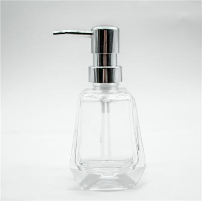 China Foam Soap Dispenser 200ml Bathroom Shampoo Liquid Acrylic Glass Soap Dispenser Bottles for sale