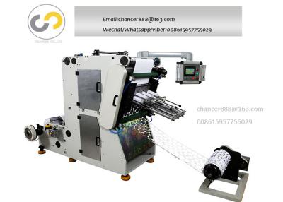 China Aluminum foil lids embossing and punching machine for Yogurt cup, die cutting machine for sale