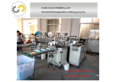 China Fully Automated Disposable Nonwoven 3 in 1 Medical Face Mask Making Machine for sale