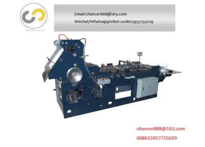 China Larger pocket envelop making machine maximum 370*520mm For C4,C5 for sale