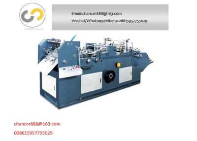 China Automatic diamond type envelope making machine, pocket and wallet envelope making machine for sale