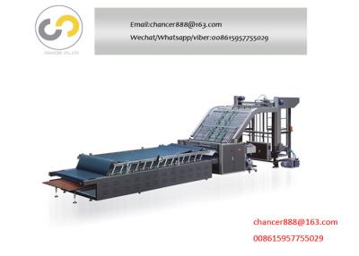 China AUTOMATIC FLUTE CORRUGATED CARDBOARD SHEET LAMINATING MACHINE 175 TO 500GRAM for sale