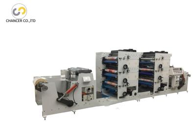 China 6 colors plastic film paper bag jumbo roll flexo printing machine price for sale