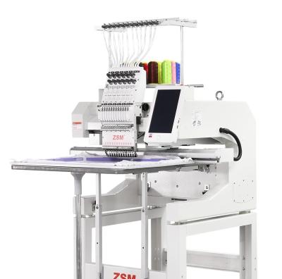 China Garment Shops QM1201 High Precision Commercial Automated Single Head Embroidery Machine Home Embroidery Machine for sale