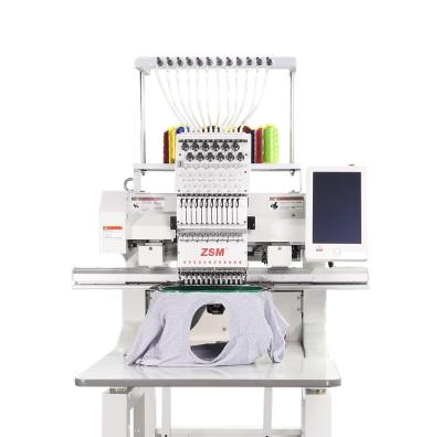 China Garment Shops Home QM1201 Sewing Computerized Flat Cap Single Embroidery Embroidery Machine Head Sewing Machine for sale