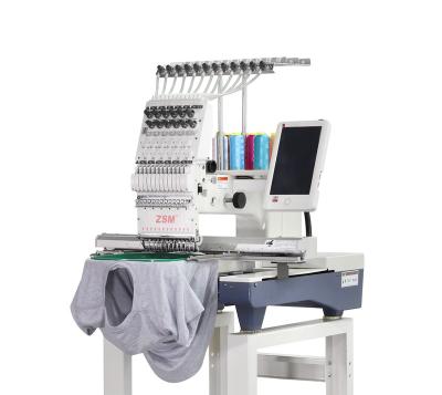 China Garment Shops Commercial Embroidery Machines Computerized Embroidery Machine 1 Head Domestic Embroidery Machine for sale