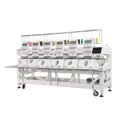 China Garment Shops QM- High Speed ​​Automated Embroidery Machine 6 Head Embroidery Machine For Business for sale