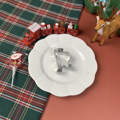 China Christmas Cartoon Santa Frosting Cookies Cake Mold Stainless Steel Mold Sustainable Sustainable Cutting Tools for sale