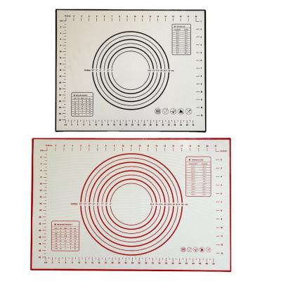 China OEM New Arrival Universal Fiberglass Platinum Silicone Dough + Non-Stick Kneading Mat Baking Tools with Scale Baking Mat for sale