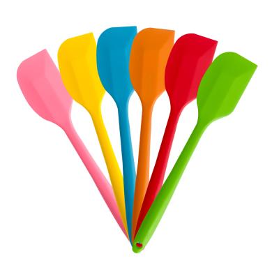 China Sustainable High Quality 21Cm Home Baking Pastry Tools Silicone Cookware Customized Color Mini Silicone Spatula Durable for sale