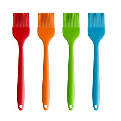 China Built-in Large Size Sustainable BBQ Oil Brush Reusable Heat Resistant Non-Stick Baking Pastry Tools Silicone Oil Brush for sale