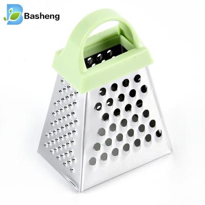 China Sustainable Home Kitchen Stainless Steel Potato Grater With Plastic Handle for sale