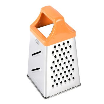 China 24CM Kitchen Melon Viable Planer 4 Side Stainless Steel Handheld Grater For Carrots for sale