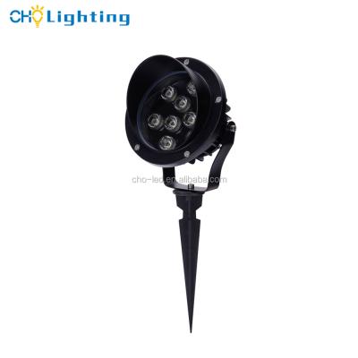 China Garden RGB Led Landscape Lamp With Remote AC85~265v 9w 12w IP67 Waterproof Spike Led Garden Light for sale