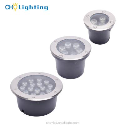 China Garden 1W-36W 10W-50W OEM Clear / Frosted Glass 201/304/316SS IP67 LED Underground Light for sale