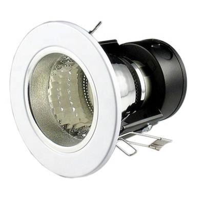 China Modern White Round Recessed Ceiling E27 Downlight Casing Holder For E27 Bulb for sale