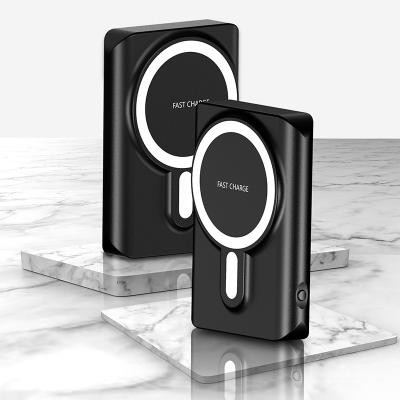 China New Next Portable Magnetic Wireless Power Bank Charge 10000mah USB 18W Fast Charging Support Charger Power Bank For iPhone12promax For AirPods for sale