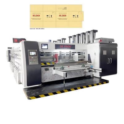 China Building Material Stores Factory Direct Sale Design Speed ​​200pcs/Min Flexo Machine Fruit Box Flexo Printing Die Cut Machine for sale