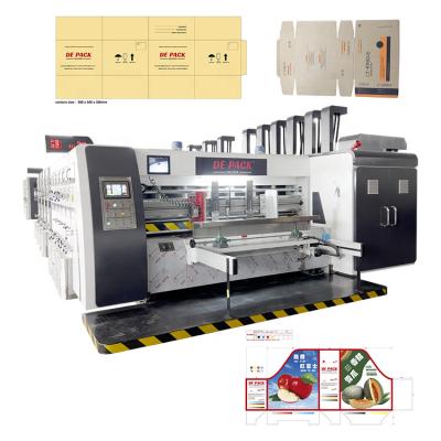 China Building Material Shops Spot Supplies Flexo Printing Machine For Commercial Corrugated Flexo Printing Machine 4 Color for sale