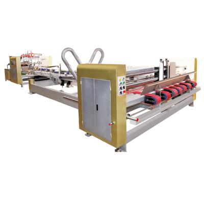 China Chinese Direct Feed Products Factory Precise Corrugated Suction Cardboard Boxes Automatic Folder Gluer for sale