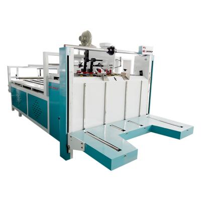 China Chinese Products Factory Corrugated Semi Automatic Front Edge Feeder Folder Gluer Cartoning Machine for sale