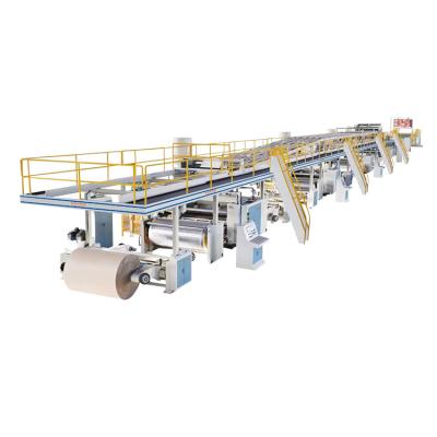 China High Speed ​​Food Corrugated Cardboard Production Line 3 Layer Corrugated Cardboard Production Line for sale