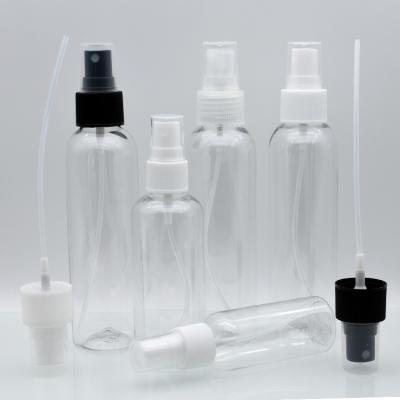 China Custom Low Price White Clear Plastic Mist Spray Bottle Eco-friendly 10ml 20ml 30ml 50ml 60ml 80ml 200ml 250ml 100ml 150ml 120ml 4oz 100ml for sale