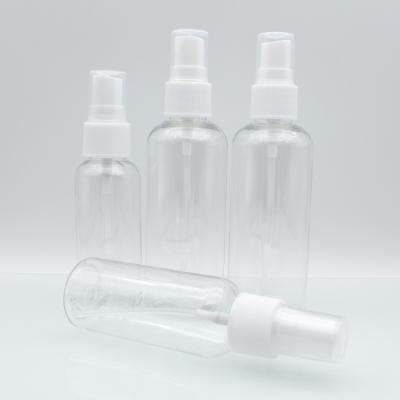 China 10ml 15ml 20ml 50ml 60ml 150ml 30ml 100ml PET Empty Cosmetic Packaging Bottle Plastic Spray Bottle Eco-friendly With White Sprayer for sale