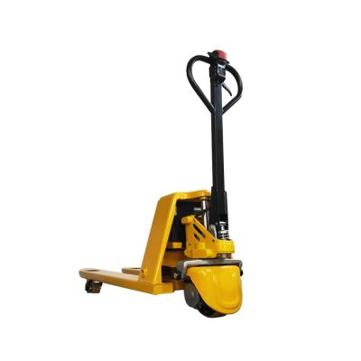 China Hotels Mini Electric Power Lifting 1.5ton Battery Pallet Truck for sale