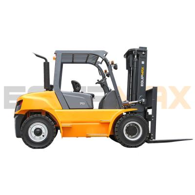 China Hotels China Diesel Forklift 5ton Forklift With Free Full Mast And Sideshift for sale