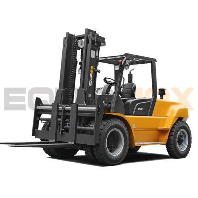 China Hotels Diesel Forklift 10ton Forklift CPCD100 for sale