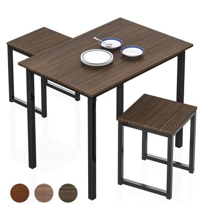 China Factory Price Modern Kitchen Table Set Kitchen Tables And Chairs For Kitchen 2 Chairs Home Furniture for sale