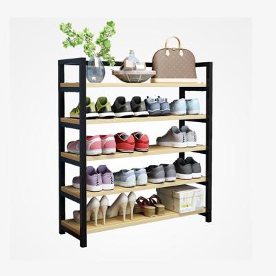 China Modern Assembled Shoe Storage Cabinet Shoe Rack Cabinet With Display Stand Home Furniture for sale